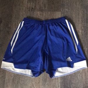Adidas blue basketball shorts